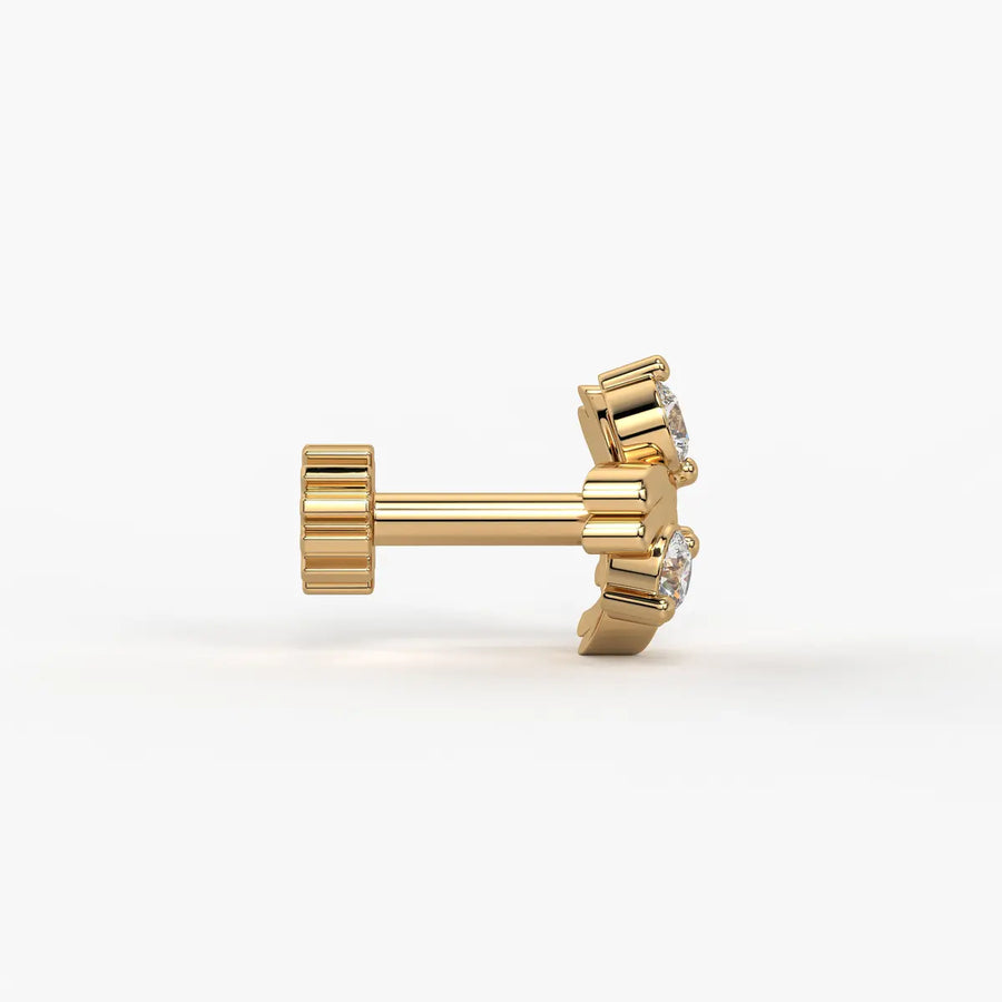 Trinity Spark Stud Nose Pin