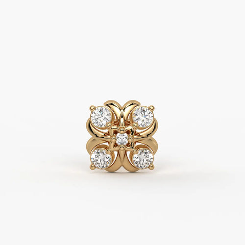 Floral Cluster Nose Pin