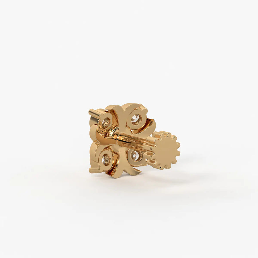 Floral Cluster Nose Pin