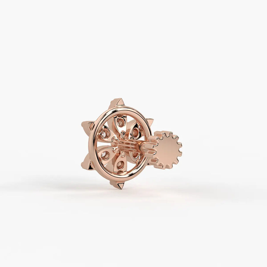 Star Wheel Screw Nose Pin