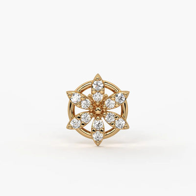 Star Wheel Screw Nose Pin