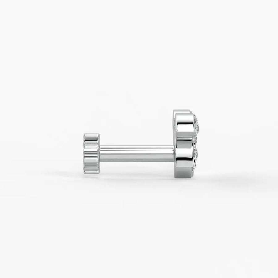 Petal Cluster Screw Nose Pin