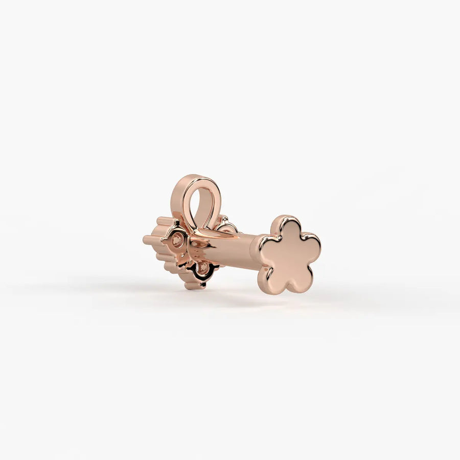 Infinity Twist Cluster Nose Pin