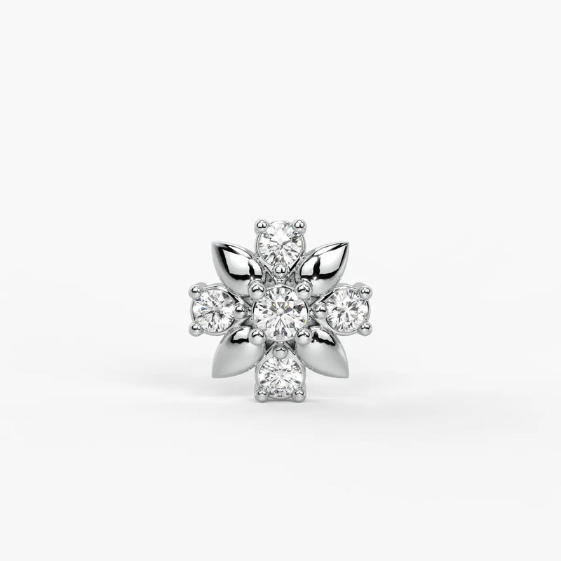 Petal Bloom Cluster Nose Pin