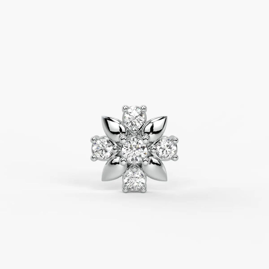 Petal Bloom Cluster Nose Pin