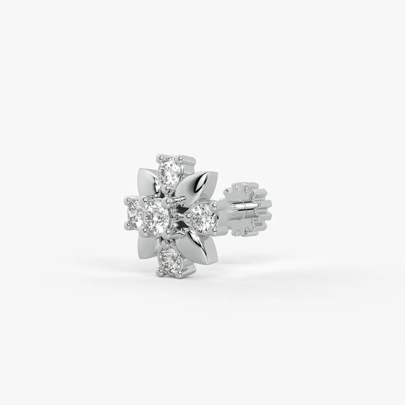 Petal Bloom Cluster Nose Pin