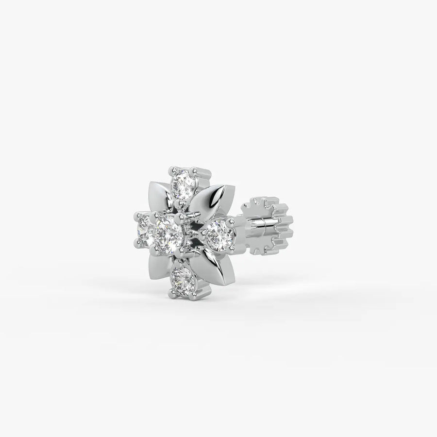 Petal Bloom Cluster Nose Pin