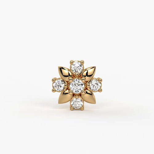 Petal Bloom Cluster Nose Pin