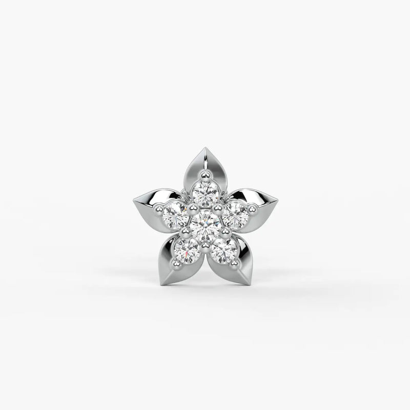 Petal Star Cluster Nose Pin
