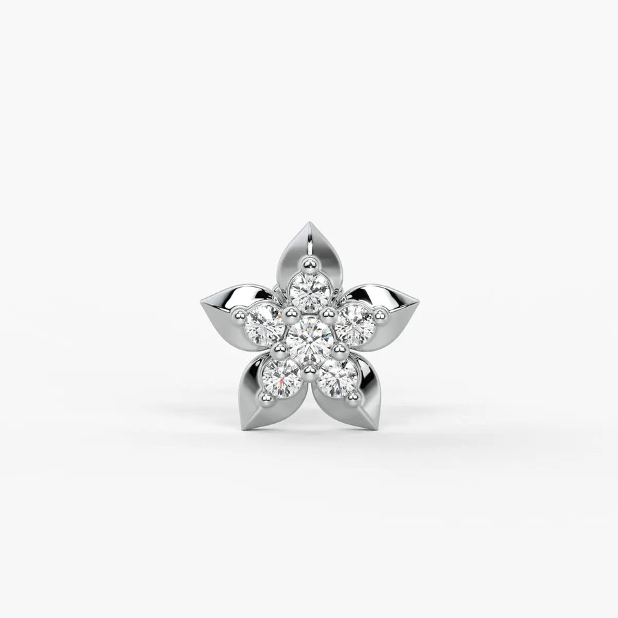 Petal Star Cluster Nose Pin