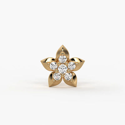 Petal Star Cluster Nose Pin