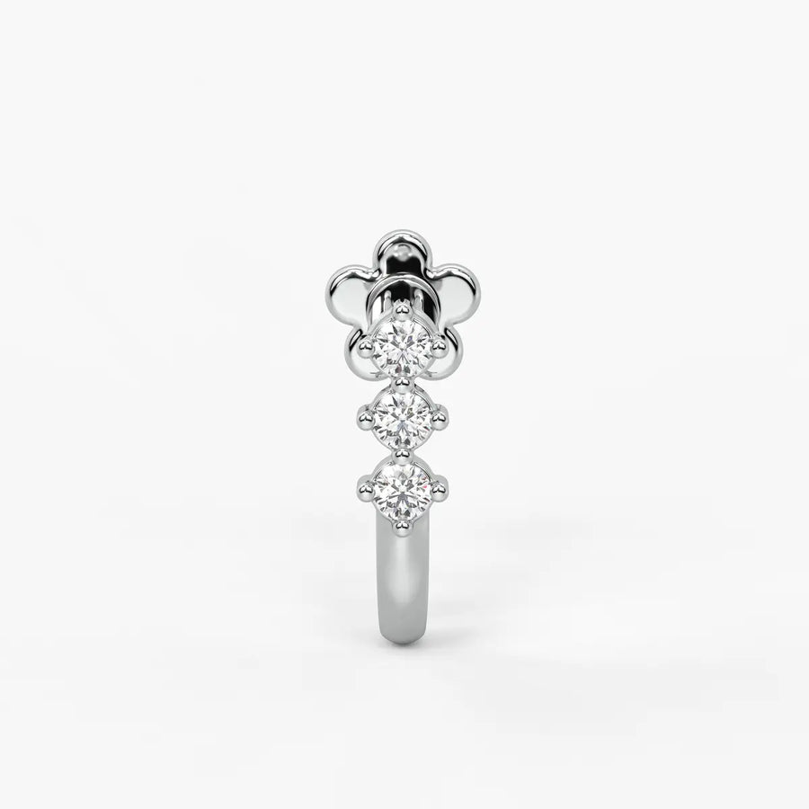 Triple Curve Stud Nose Pin