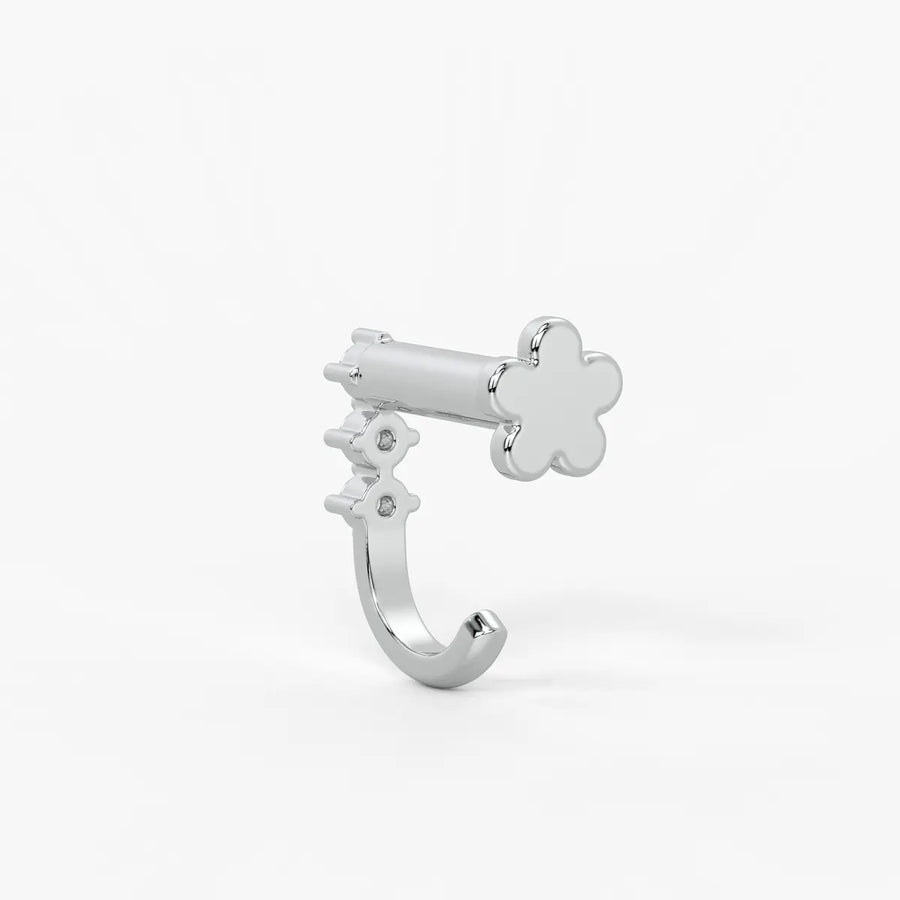 Triple Curve Stud Nose Pin