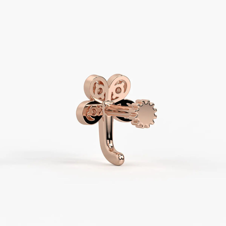 Floral Cluster Nose Pin Stud