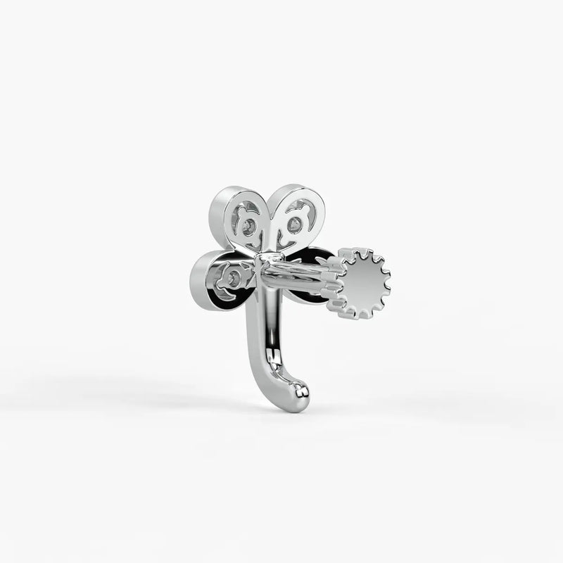 Floral Cluster Nose Pin Stud