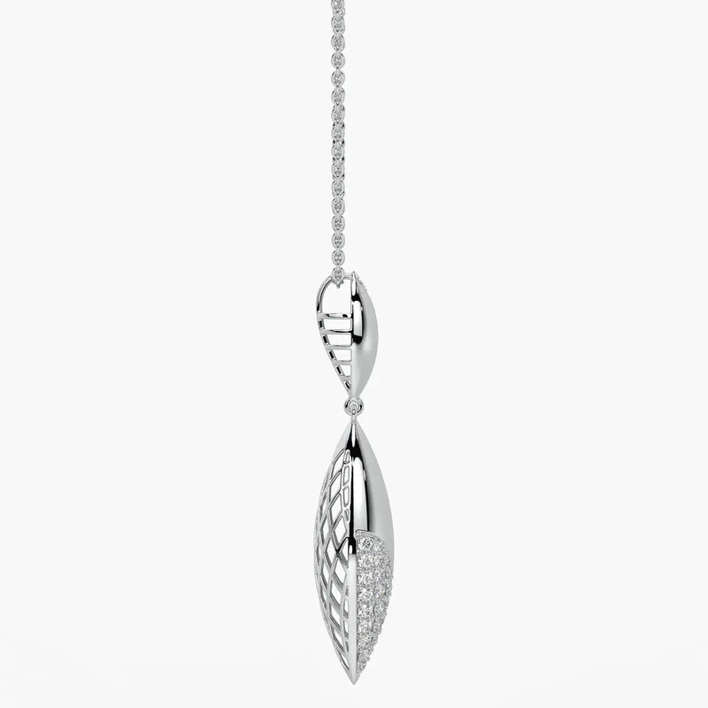 Modern Leaf Drop Pendant
