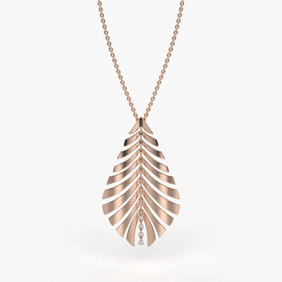 Fern Leaf Tapered Pendant