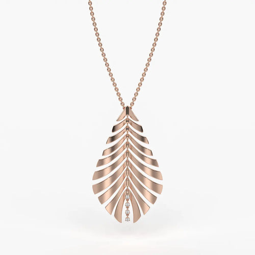 Fern Leaf Tapered Pendant