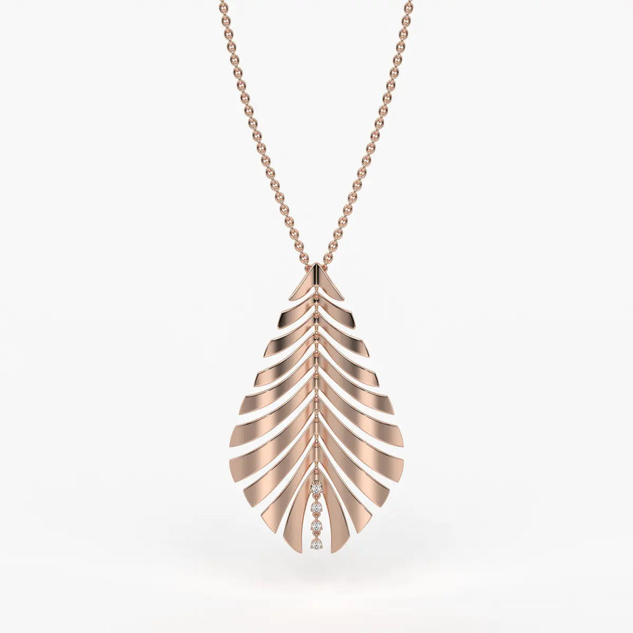Fern Leaf Tapered Pendant
