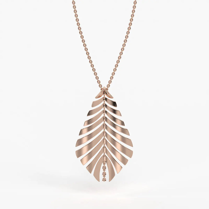 Fern Leaf Tapered Pendant