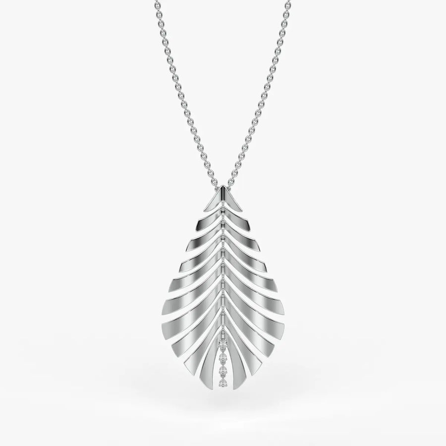 Fern Leaf Tapered Pendant