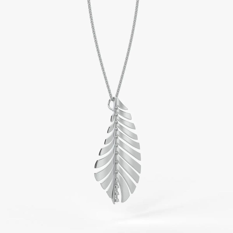 Fern Leaf Tapered Pendant