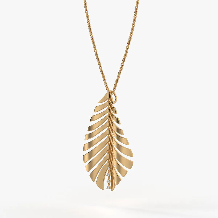 Fern Leaf Tapered Pendant