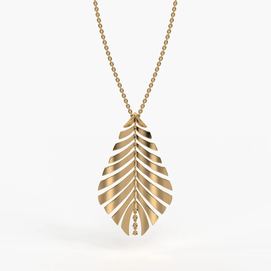 Fern Leaf Tapered Pendant
