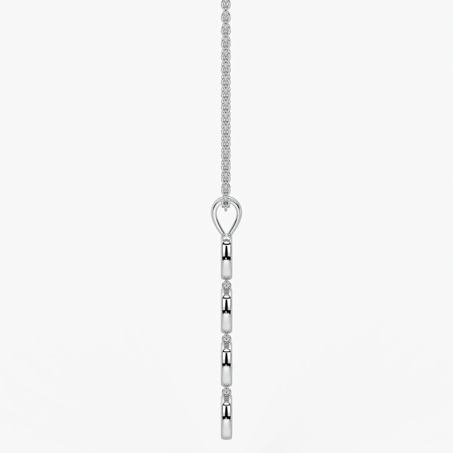 Stacked Cushion Diamond Pendant