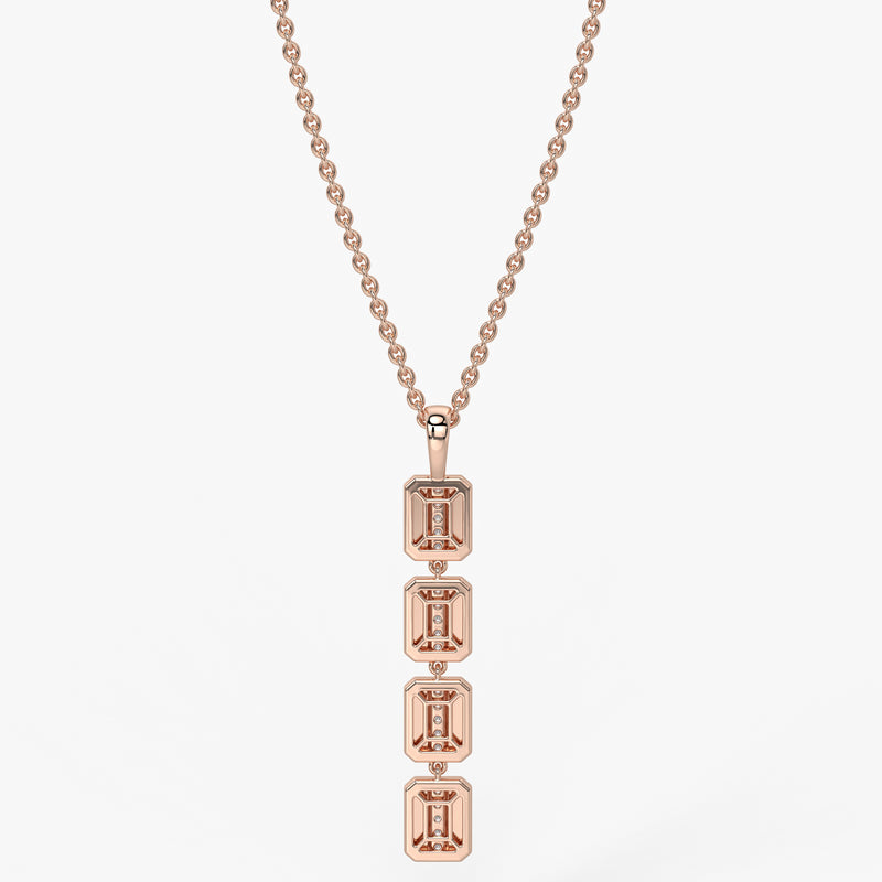 Prism Bar Diamond Pendant