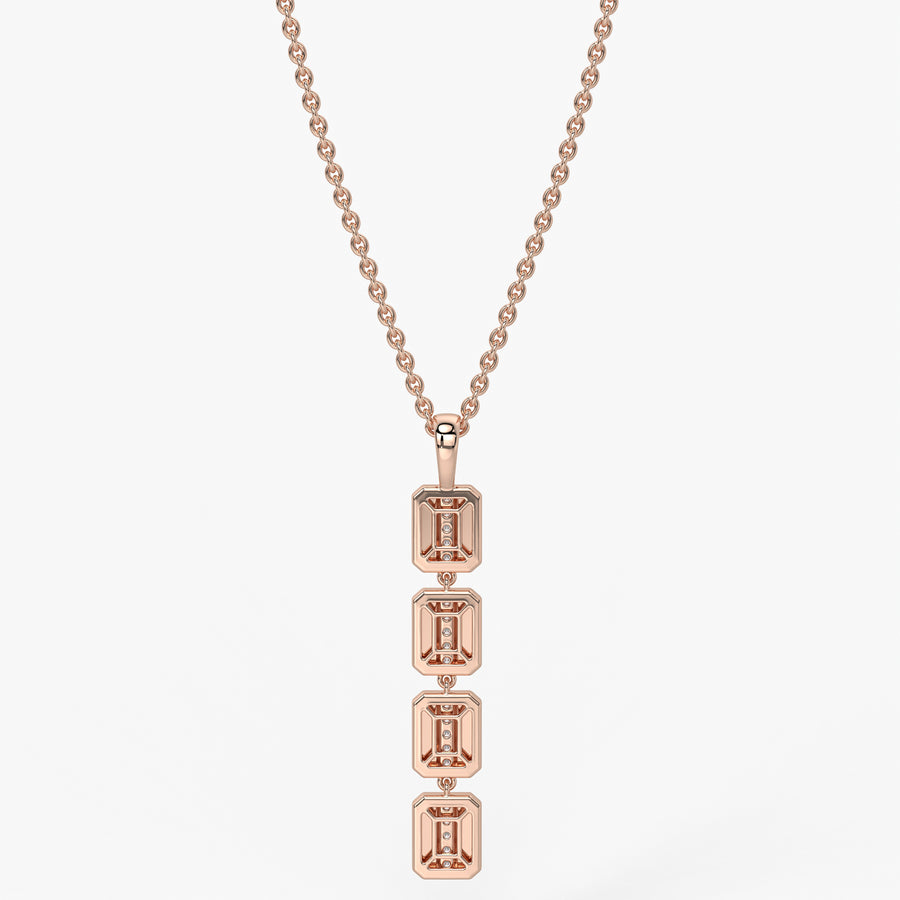 Prism Bar Diamond Pendant