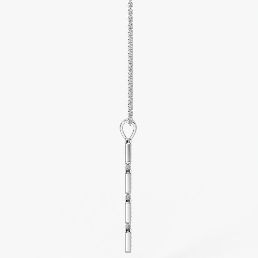 Prism Bar Diamond Pendant