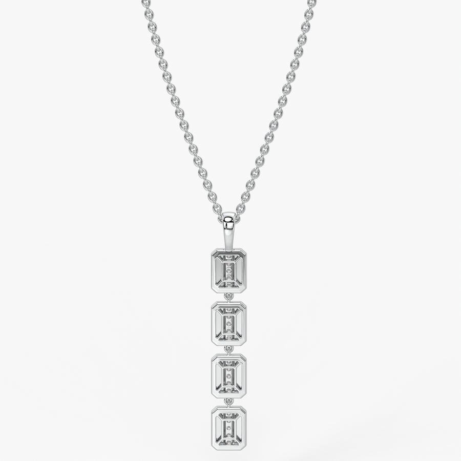 Prism Bar Diamond Pendant