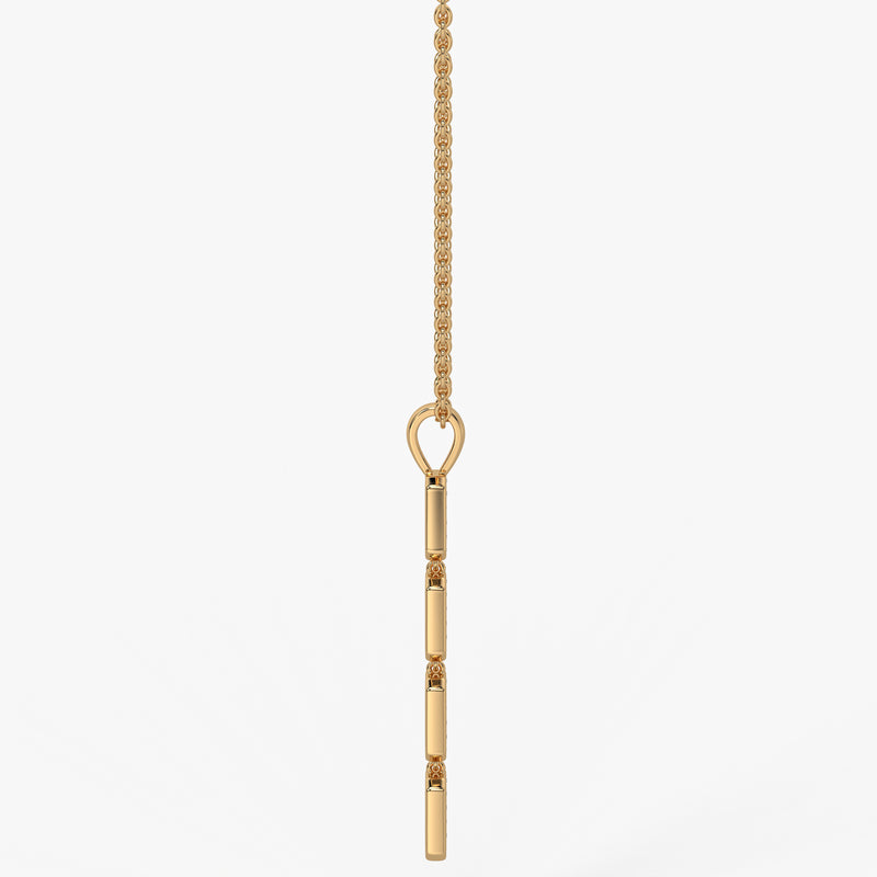 Prism Bar Diamond Pendant