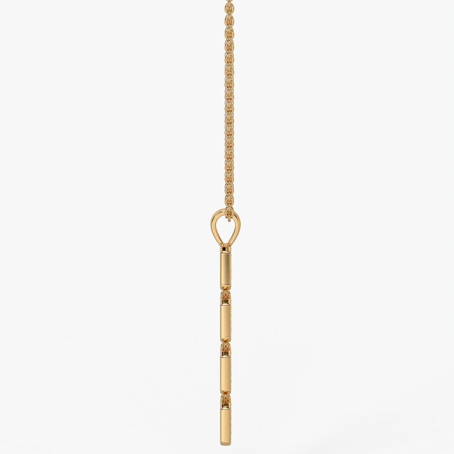 Prism Bar Diamond Pendant