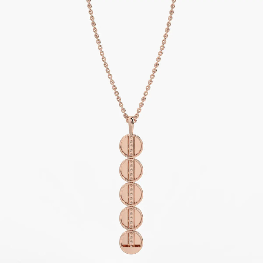 Orbit Disc Diamond Pendant