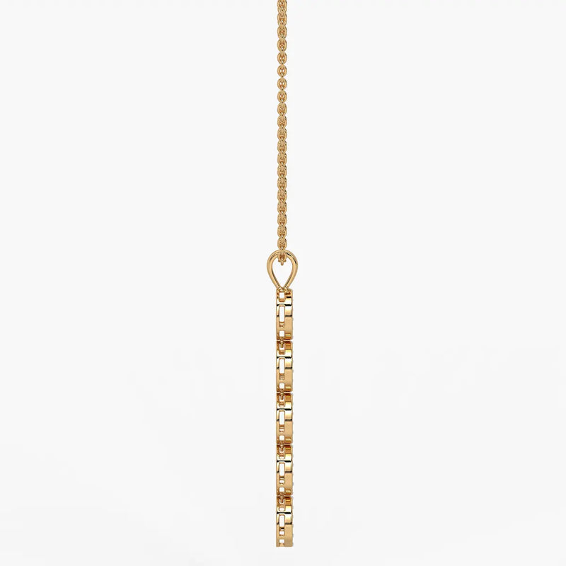 Orbit Disc Diamond Pendant