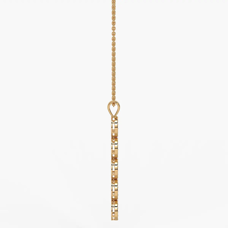 Orbit Disc Diamond Pendant