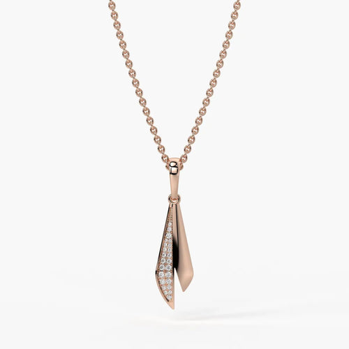 Tapered Blade Drop Pendant
