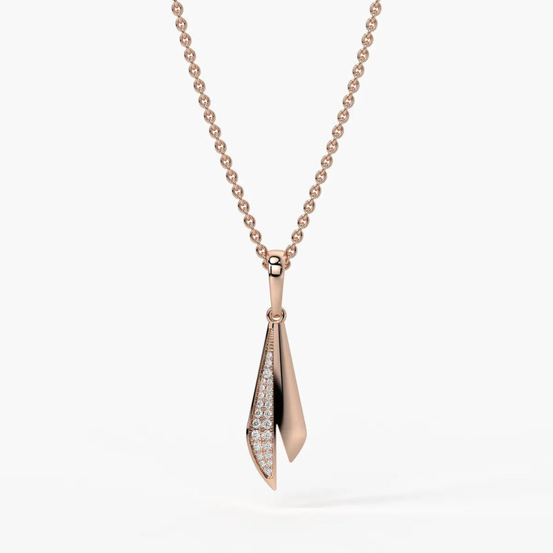 Tapered Blade Drop Pendant