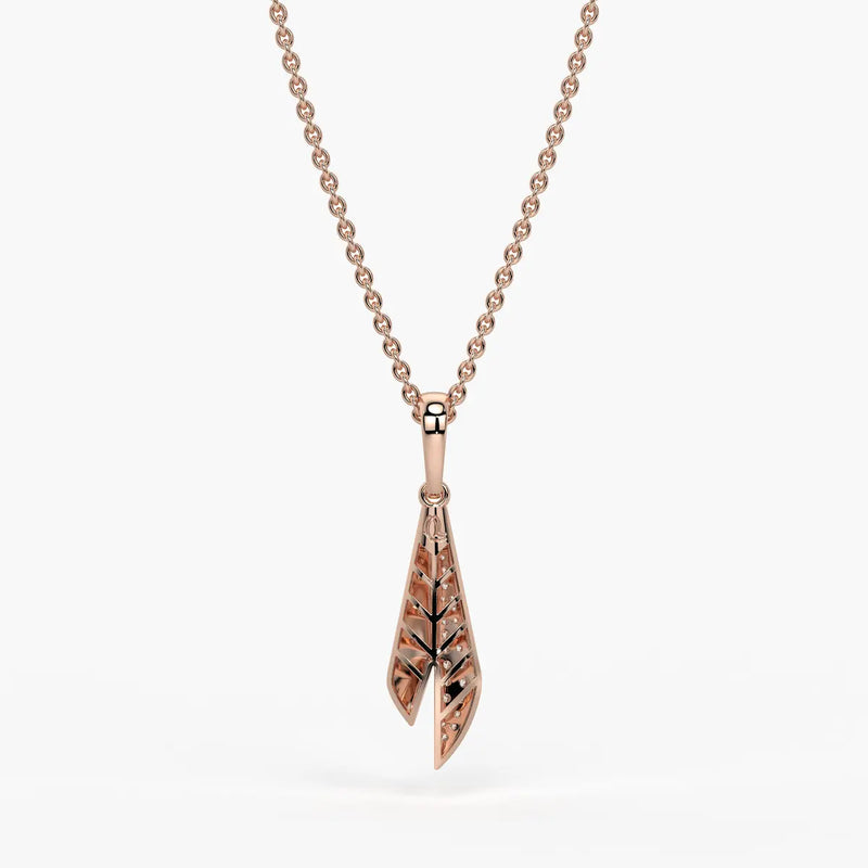 Tapered Blade Drop Pendant