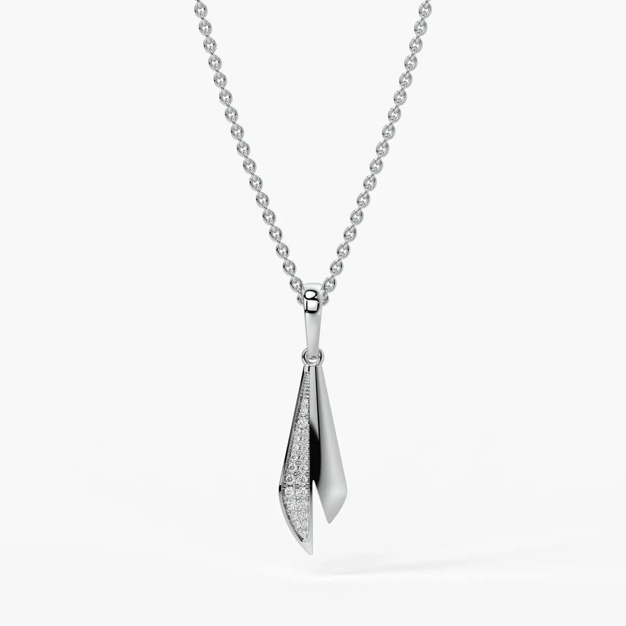 Tapered Blade Drop Pendant