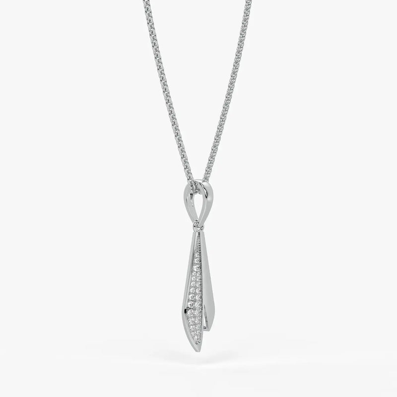 Tapered Blade Drop Pendant