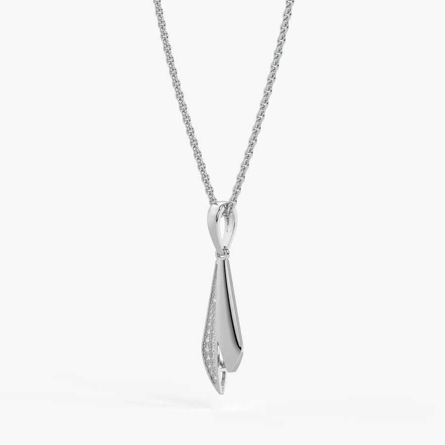 Tapered Blade Drop Pendant