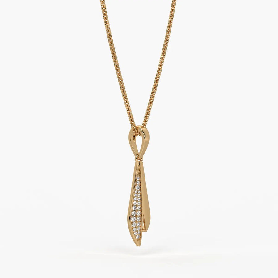 Tapered Blade Drop Pendant