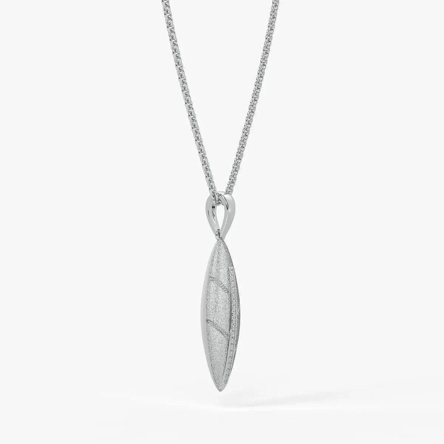 Marquise Texture Drop Pendant