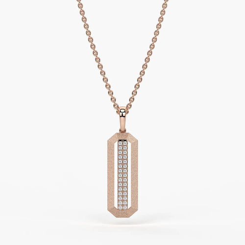 Octagon Bar Drop Pendant