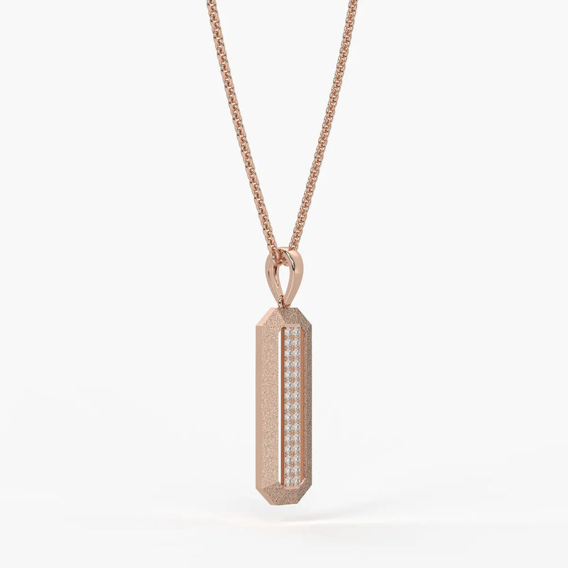 Octagon Bar Drop Pendant