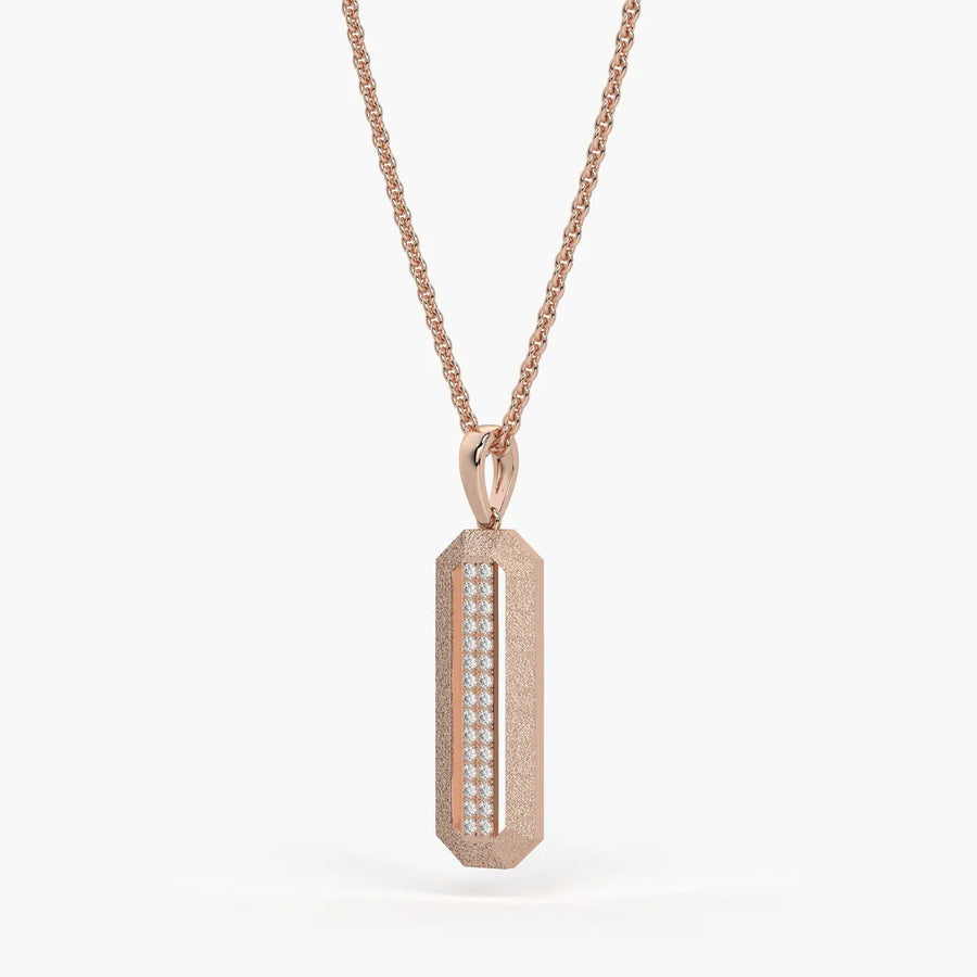 Octagon Bar Drop Pendant