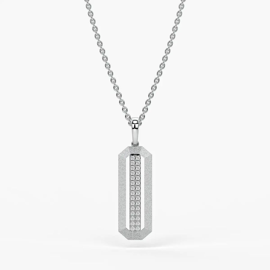 Octagon Bar Drop Pendant